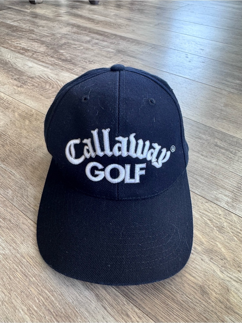 Callaway Golf Navy Blue Wool Logo Cap